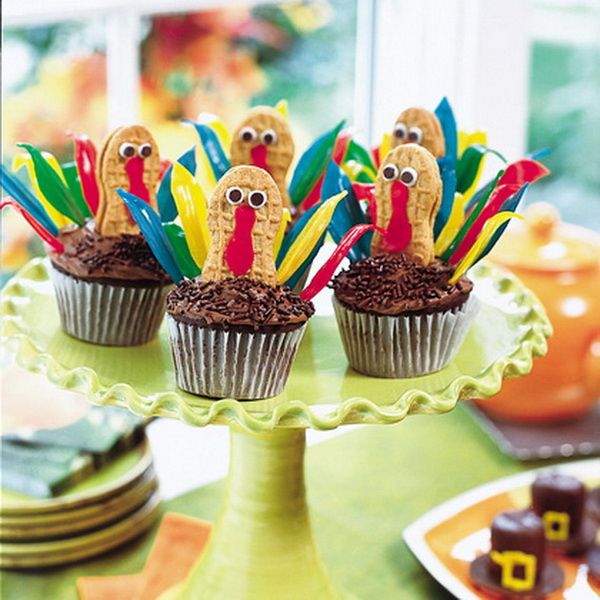 Thanksgiving Cupcakes for Kids Thanksgiving Cupcakes for Kids