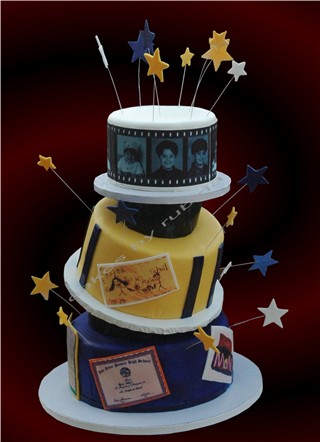 Tiered Cakes with Retirement Tiered Cakes with Retirement