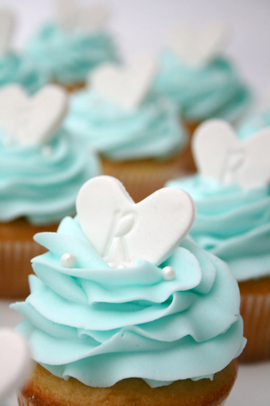 Tiffany Blue Bridal Shower Cupcakes Tiffany Blue Bridal Shower Cupcakes