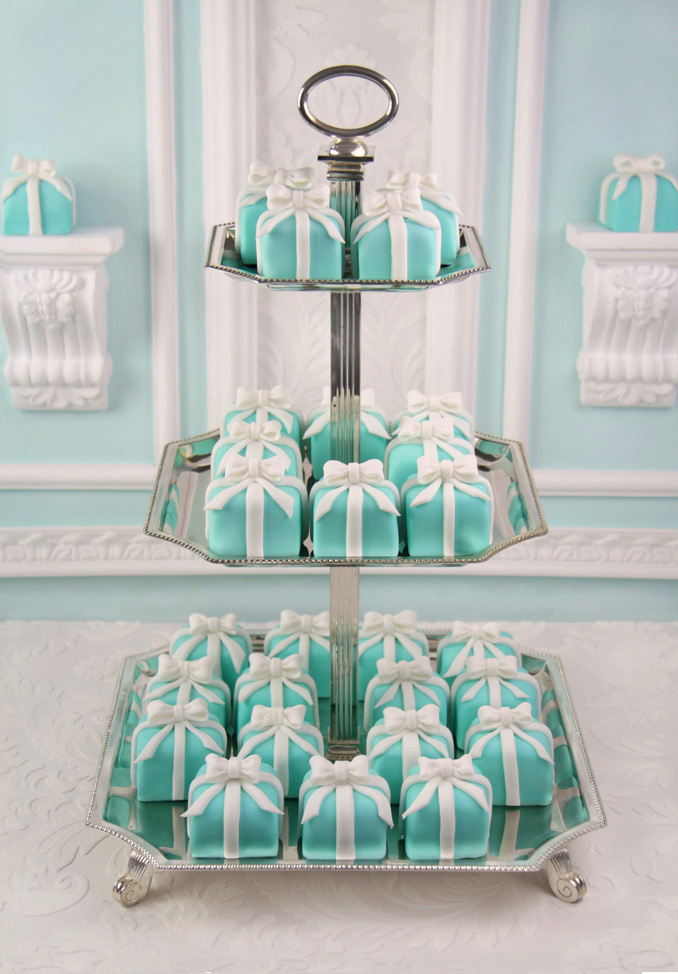 Tiffany Blue Cake and Cupcakes Tiffany Blue Cake and Cupcakes