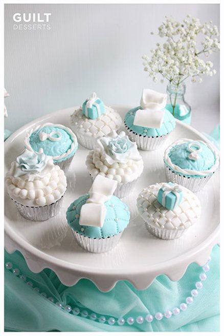Tiffany Bridal Shower Cupcakes Tiffany Bridal Shower Cupcakes
