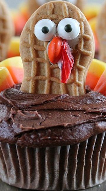 Turkey Cupcakes Nutter Butter Turkey Cupcakes Nutter Butter