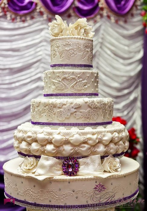 White Wedding Cake with Bling White Wedding Cake with Bling