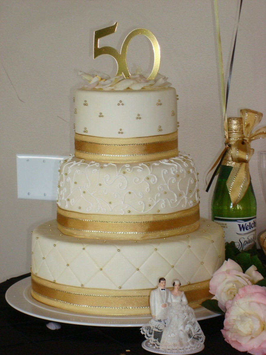 50th Anniversary Cake 50th Anniversary Cake