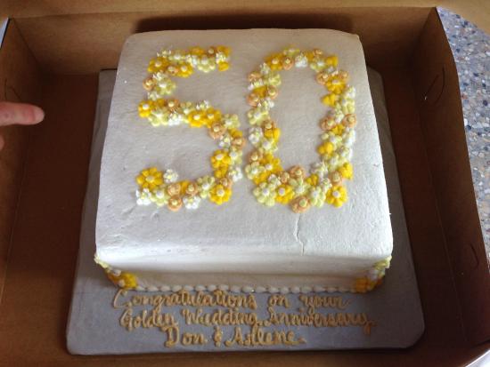 50th Wedding Anniversary Cake 50th Wedding Anniversary Cake