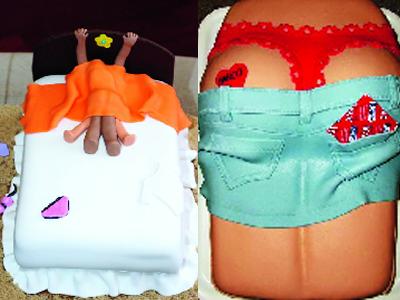 Dirty Bachelorette Party Cakes
