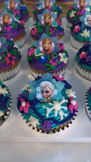 Disney Frozen Cupcakes Disney Frozen Cupcakes