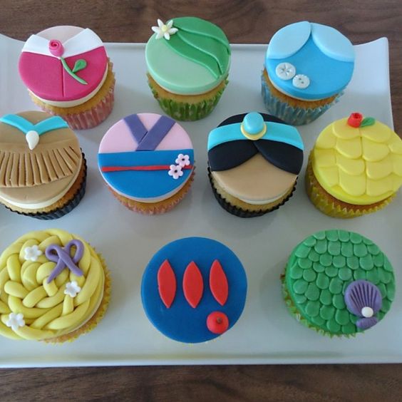 Disney Princess Cupcakes Ideas Disney Princess Cupcakes Ideas