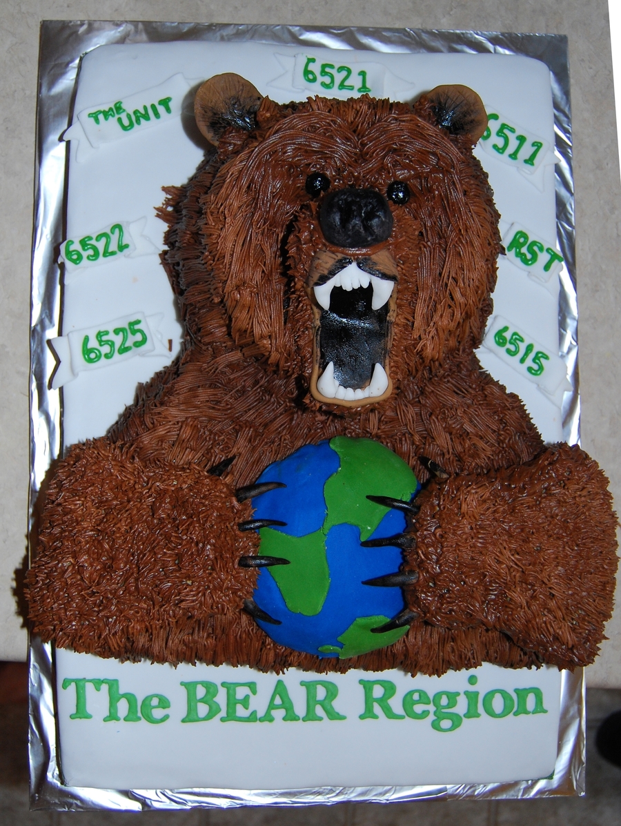 Grizzly Bear Cake.