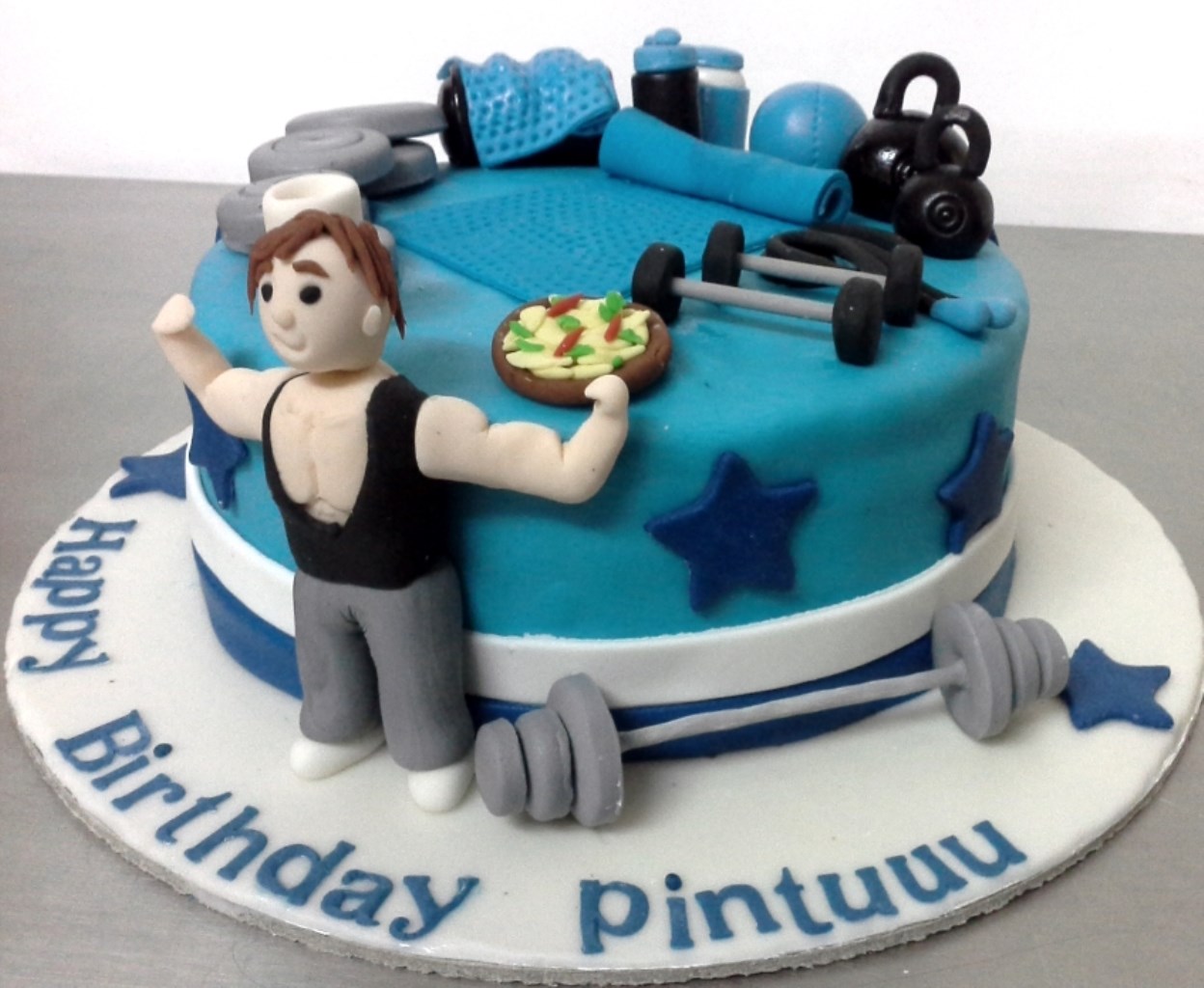 Gym Birthday Cake