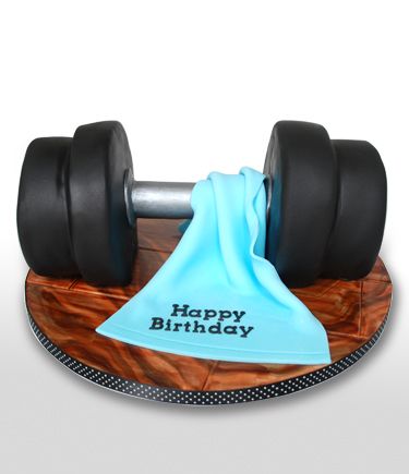 Happy Birthday Bodybuilder Cake