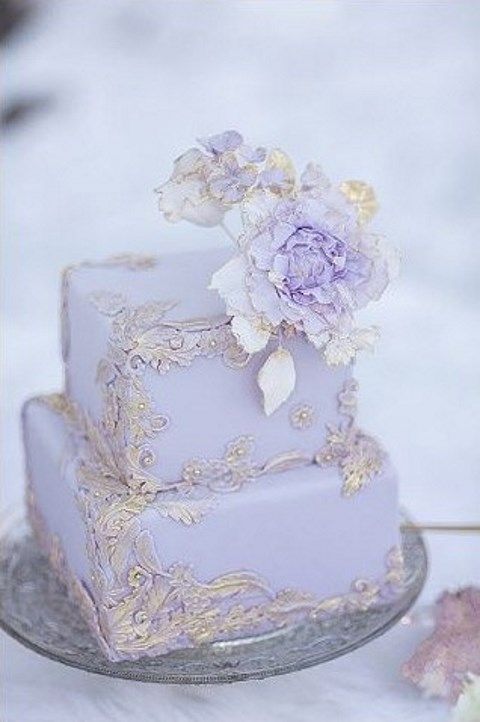 Lavender Wedding Cake Lavender Wedding Cake