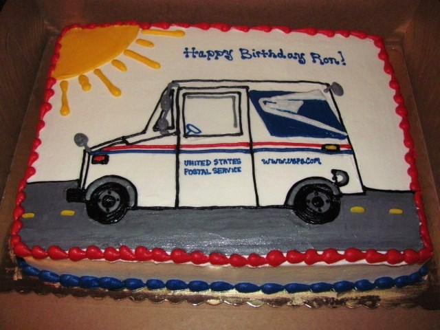 Mail Carrier Retirement Cakes Mail Carrier Retirement Cakes