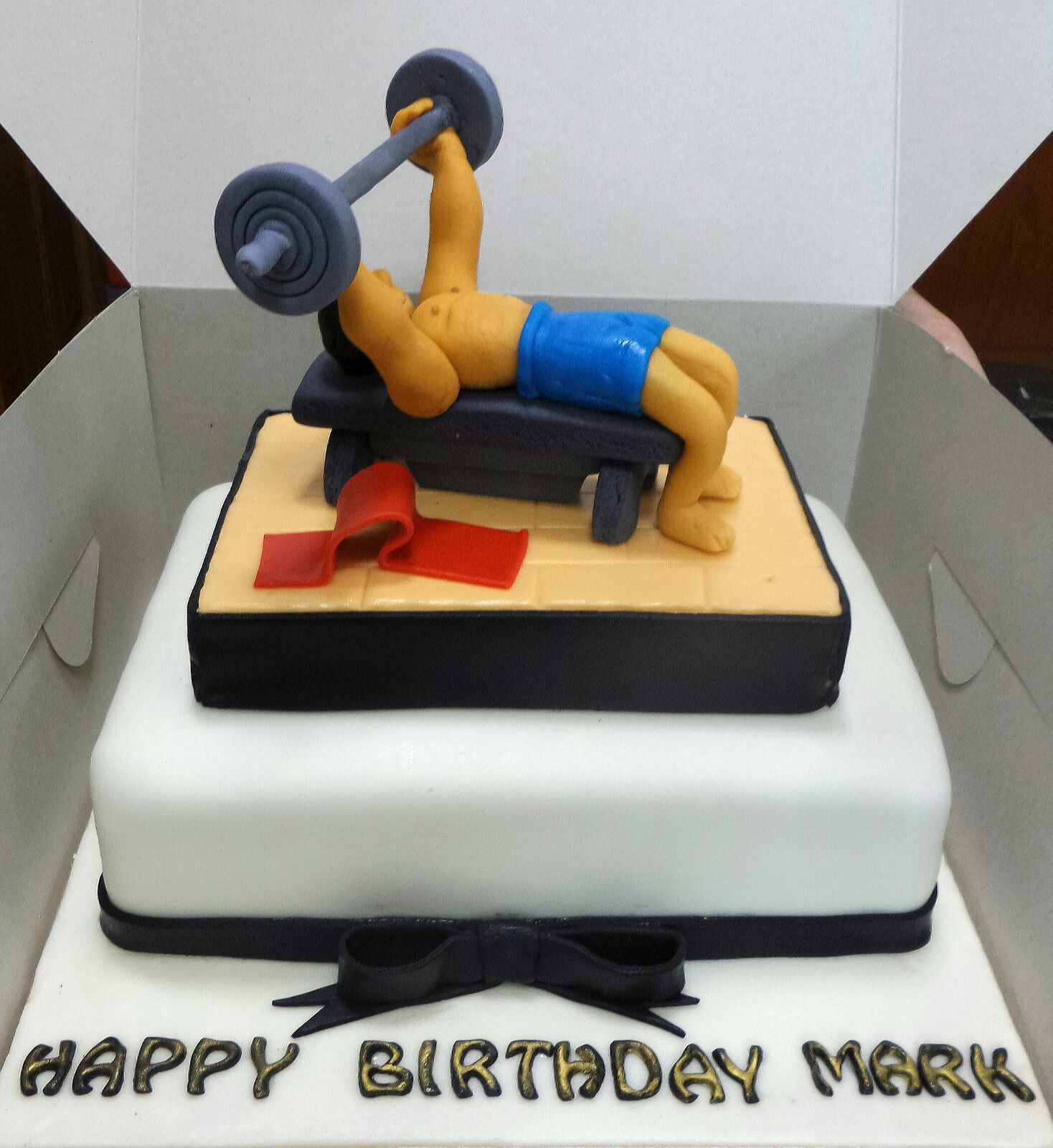 Muscle Birthday Cake