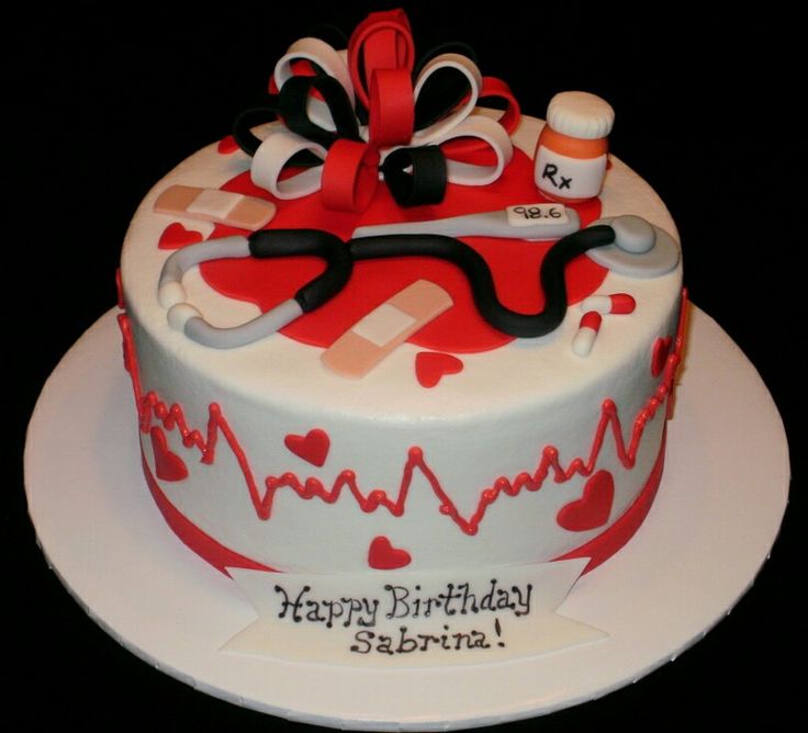 Nurse Birthday Cake