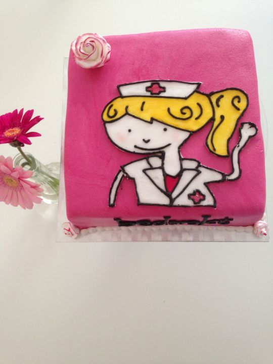 Nurse Leaving Cakes