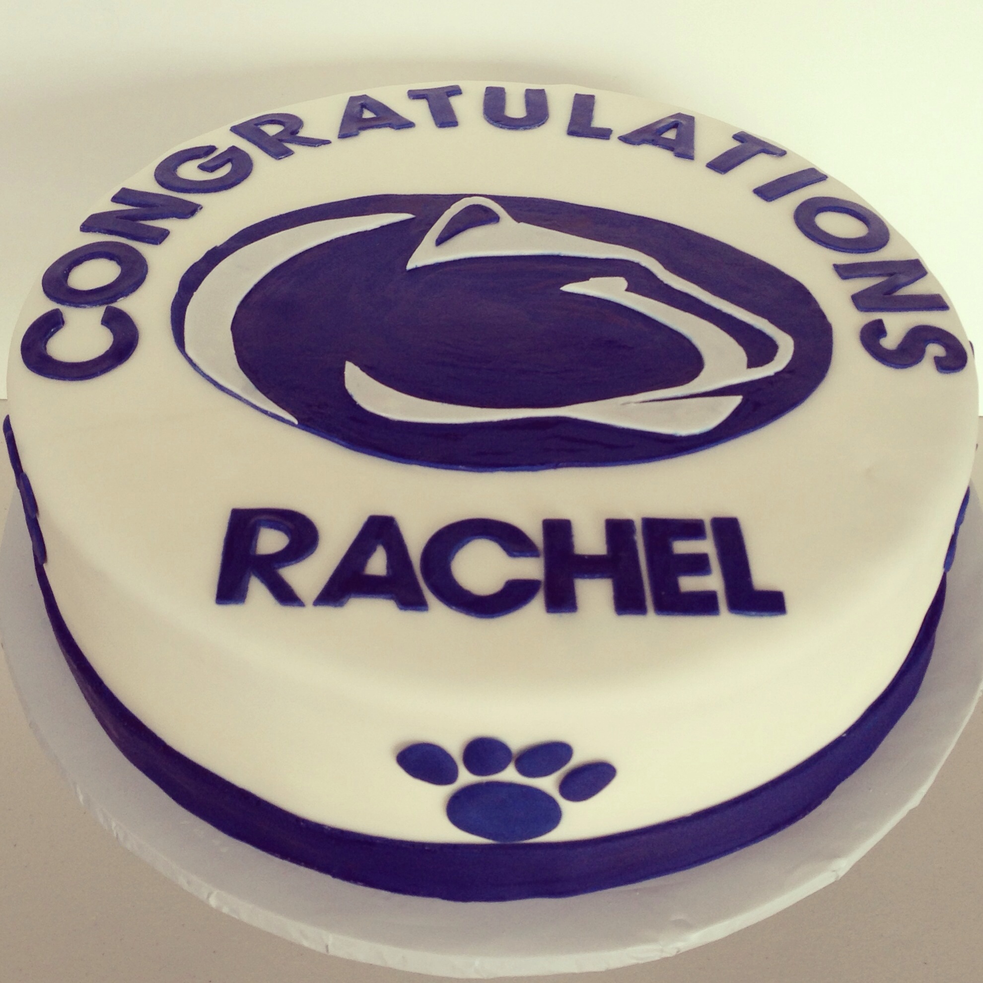 Penn State Graduation Cake Penn State Graduation Cake