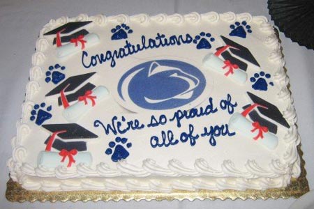 Penn State Graduation Cake Penn State Graduation Cake