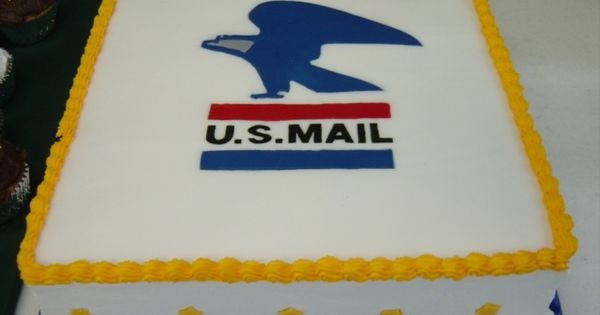 Post Office Retirement Cake Post Office Retirement Cake