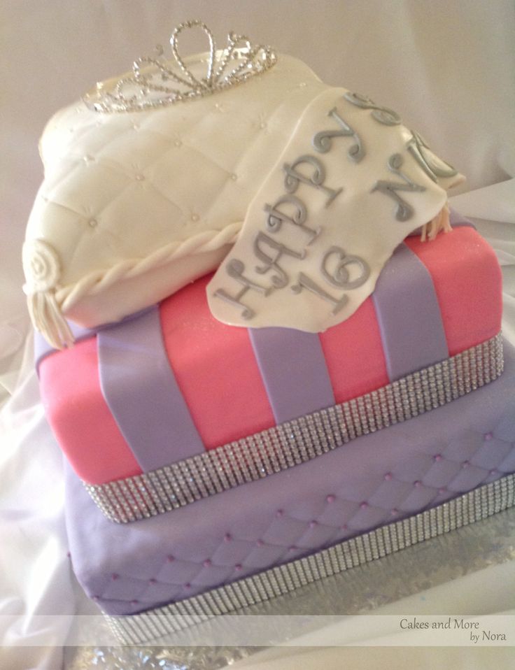 Princess Sweet 16 Birthday Cake Princess Sweet 16 Birthday Cake