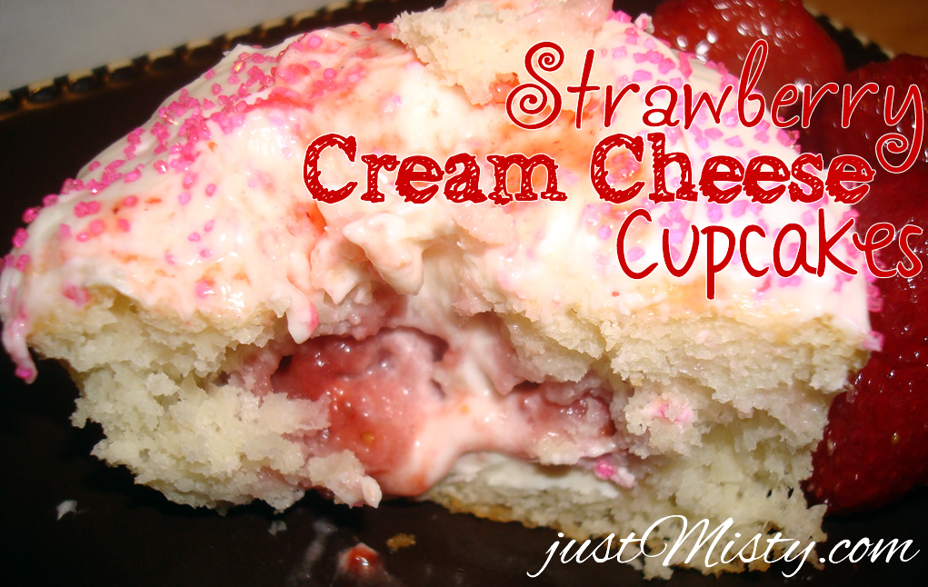 Strawberry Cream Cheese Filled Cupcakes Recipe Strawberry Cream Cheese Filled Cupcakes Recipe