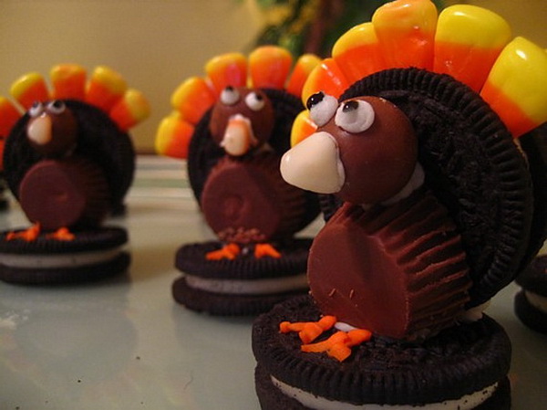 Thanksgiving Oreo Turkey Cookies Thanksgiving Oreo Turkey Cookies