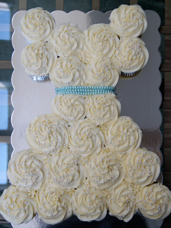 Wedding Dress Shaped Cupcakes Weddings Dresses