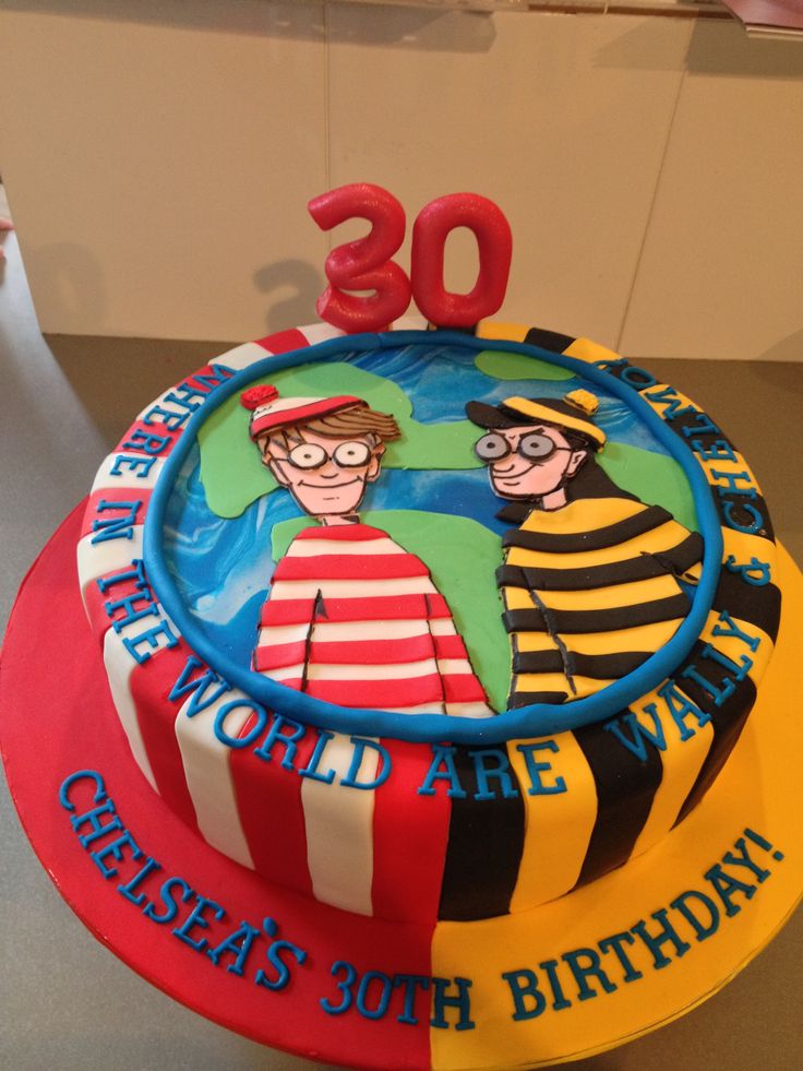 where s waldo cake