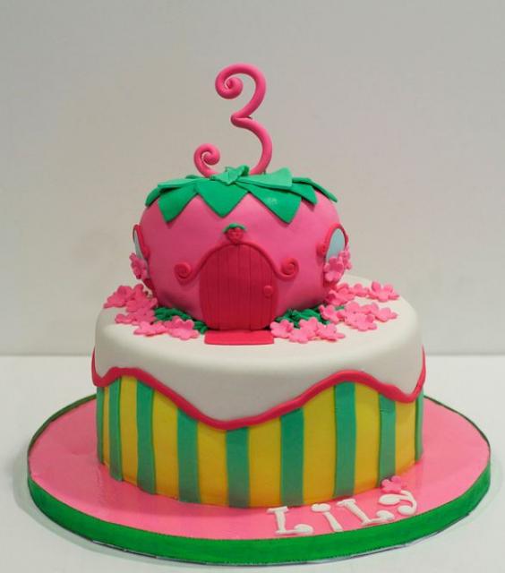 3 Year Old Girl Birthday Cake