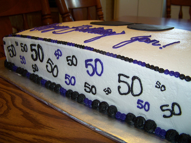50th Birthday Sheet Cakes 50th Birthday Sheet Cakes
