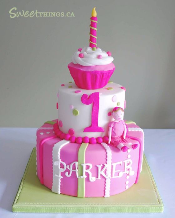 Baby Girl 1st Birthday Cake Ideas