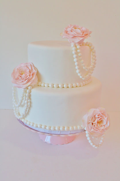 11 Photos of Bridal Shower Cakes With Pearls 11 Photos of Bridal Shower Cakes With Pearls
