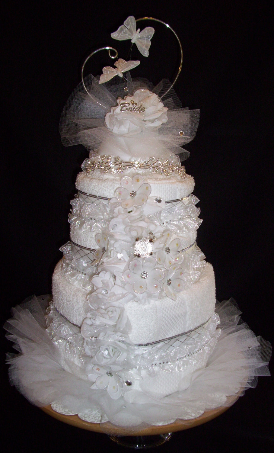 Bridal Shower Towel Wedding Cake Bridal Shower Towel Wedding Cake