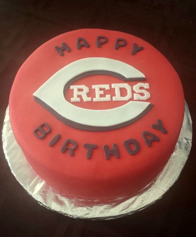 Cincinnati Red Birthday Cake Cincinnati Red Birthday Cake