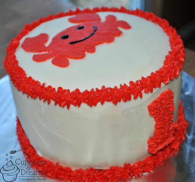 9 crab birthday cupcakes