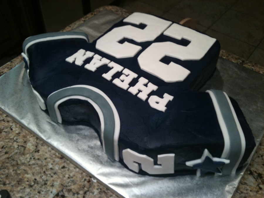 dallas cowboys jersey cake