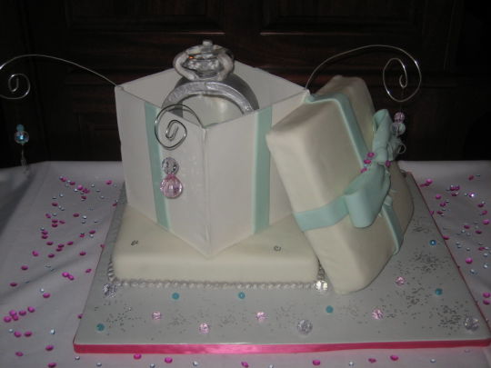 Engagement Ring Cake