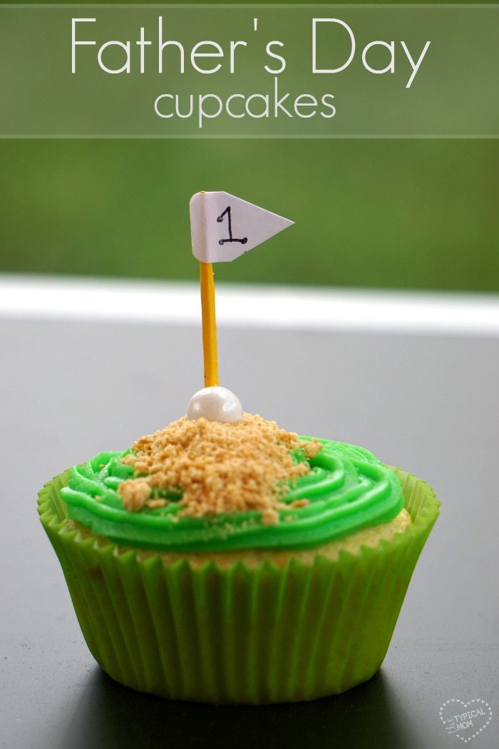 Golf Father's Day Cupcakes Idea