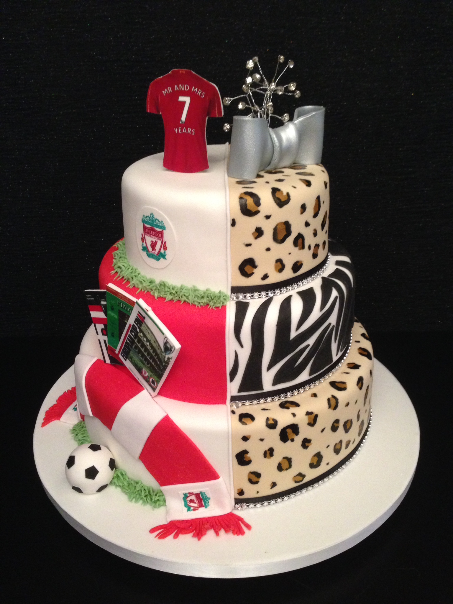 His and Hers Wedding Cake His and Hers Wedding Cake