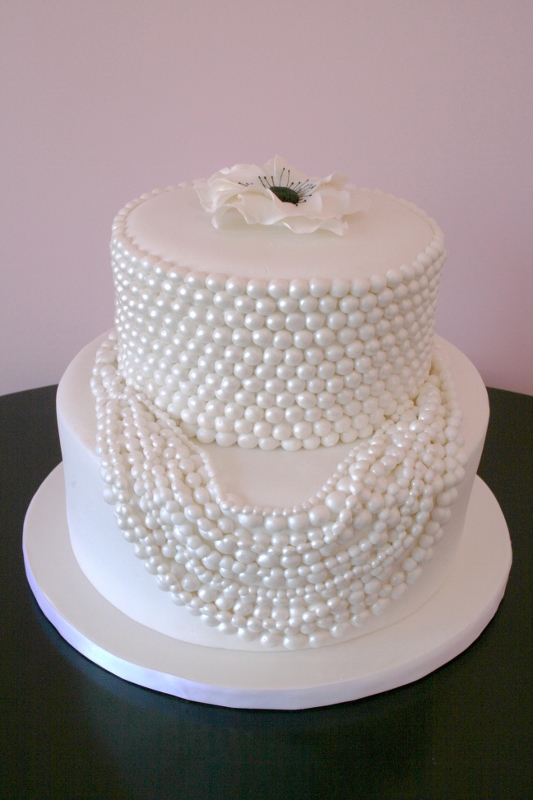 Pearls Bridal Shower Cake Pearls Bridal Shower Cake