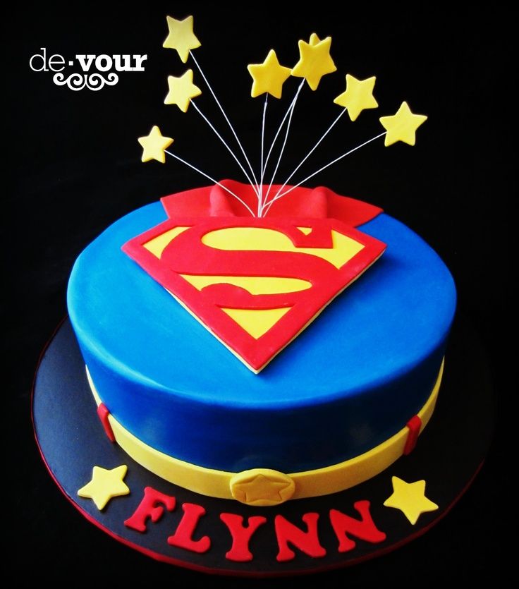 Superman Birthday Cake Superman Birthday Cake