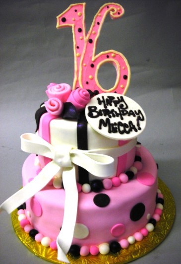 Verbazingwekkend 7 Parties Cakes For 16th Photo - Sweet 16 Birthday Cake, Sweet 16 AE-75