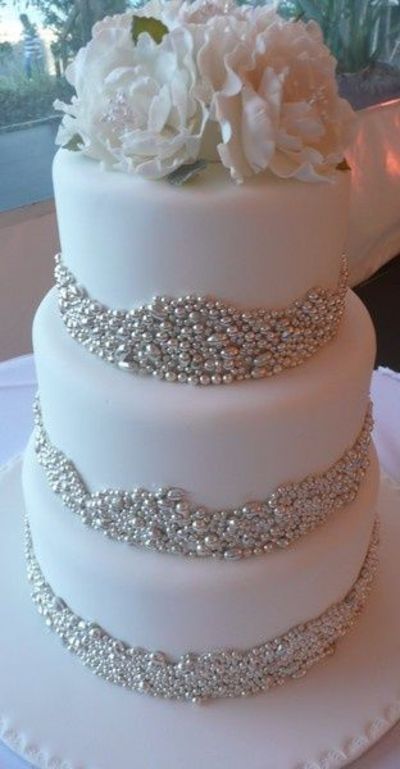 Wedding Cake with Bling Wedding Cake with Bling