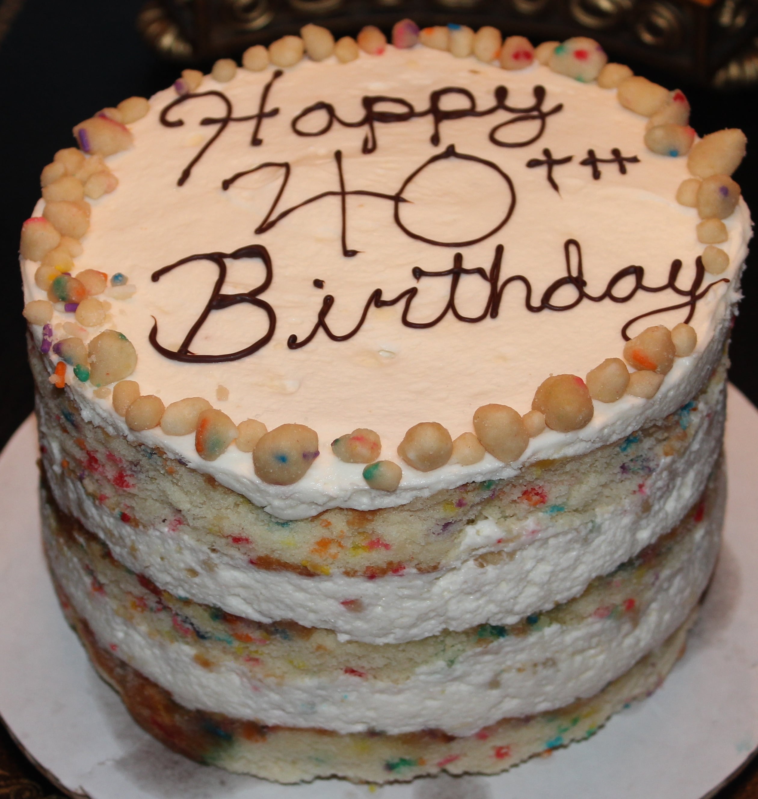 40 Years Birthday Cake 40 Years Birthday Cake