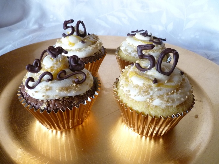 50th Anniversary Cupcakes 50th Anniversary Cupcakes