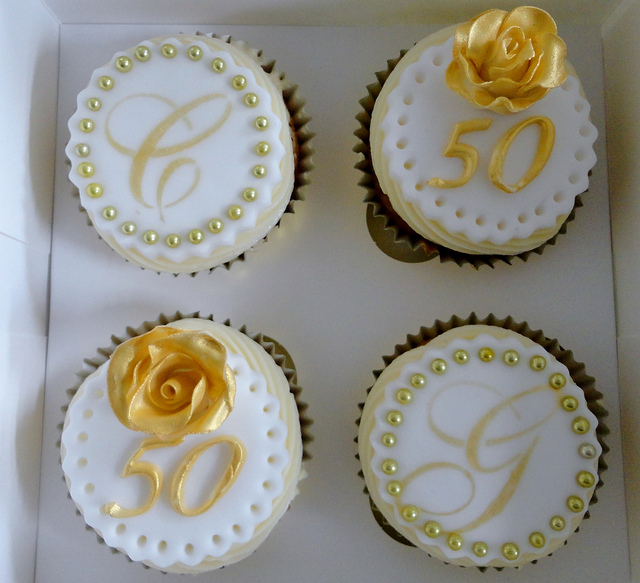 50th Anniversary Cupcakes 50th Anniversary Cupcakes