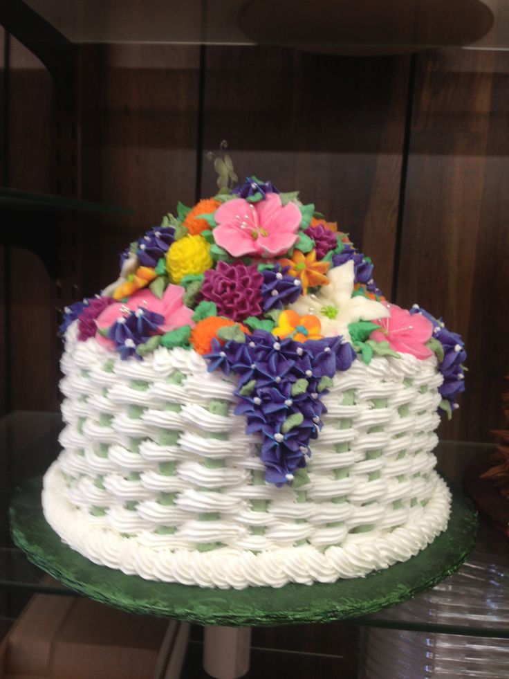 Basketweave Cake