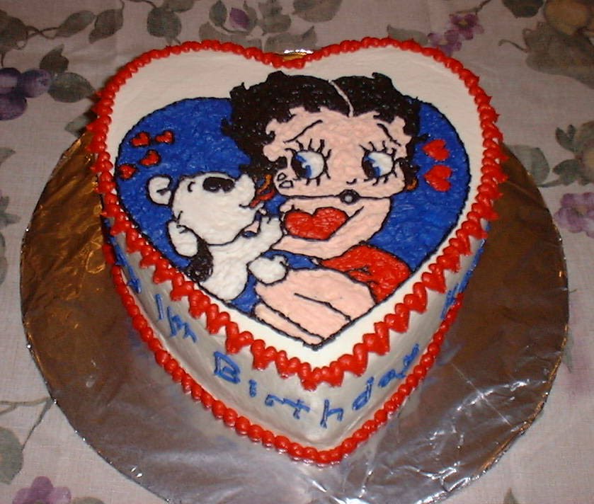 Betty Boop Cake.