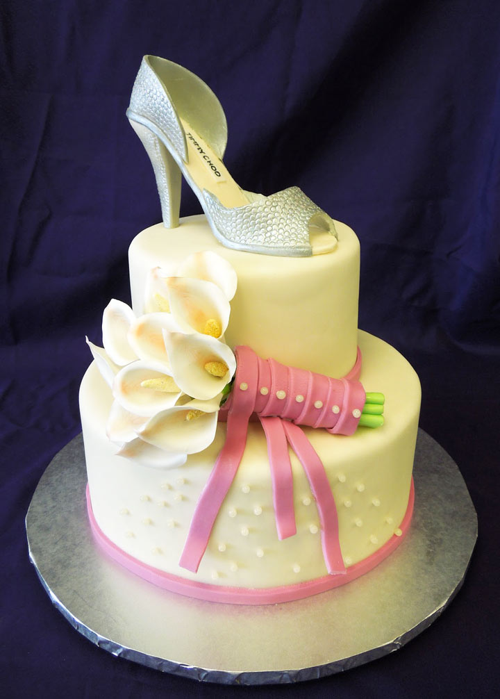 Bridal Shower Cakes Ideas with Shoe Bridal Shower Cakes Ideas with Shoe