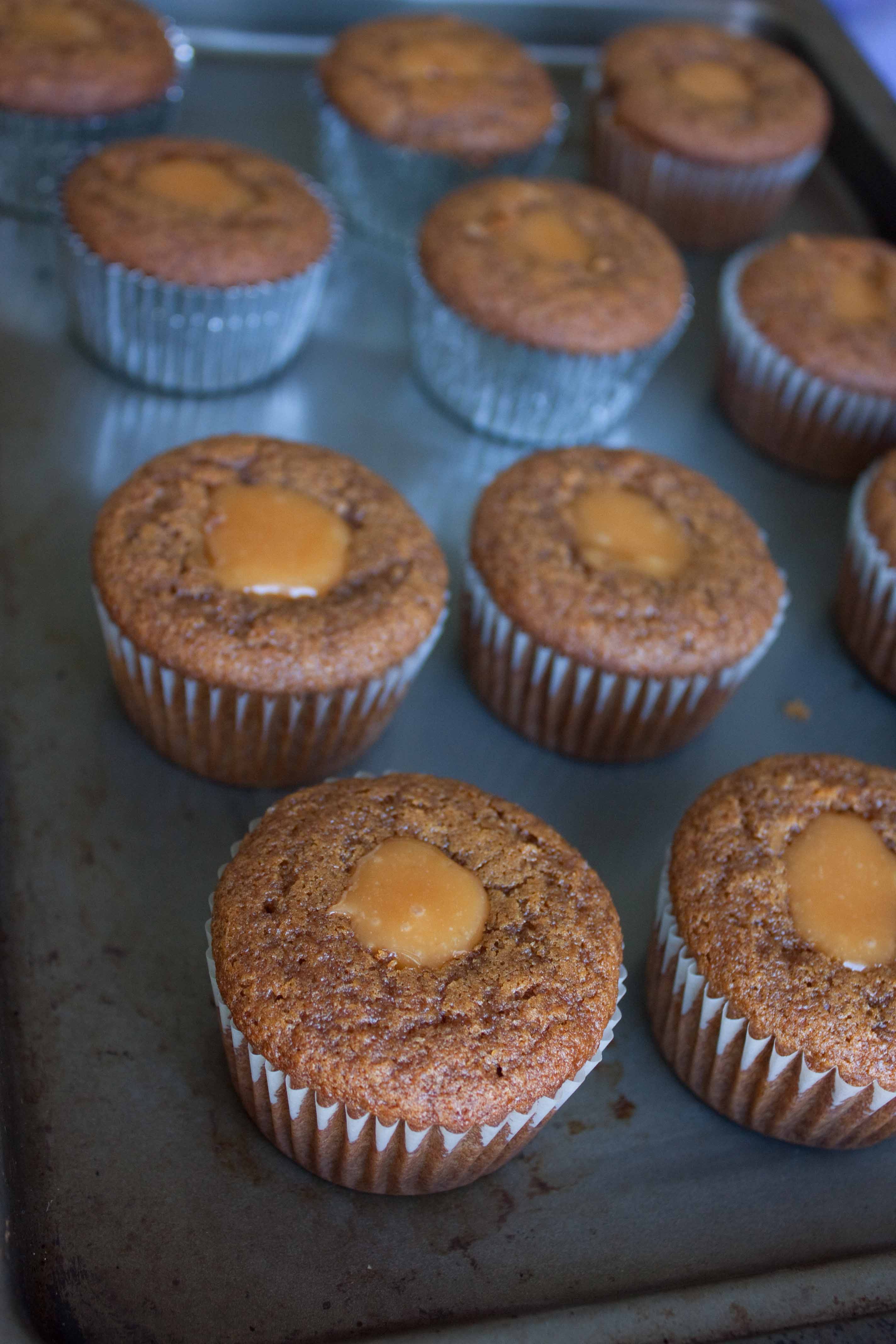Caramel Pumpkin Cupcakes with Filling Caramel Pumpkin Cupcakes with Filling